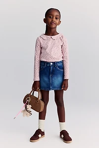 Haut en jersey avec col