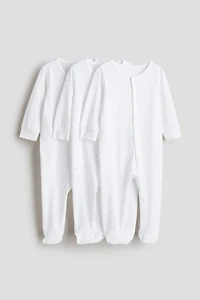 Lot de 3 pyjamas en coton