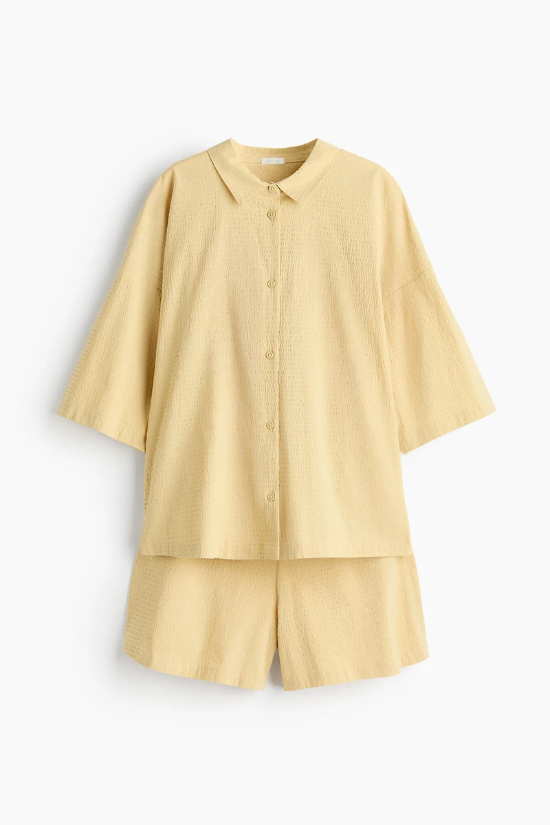 Cotton Seersucker Pajamas