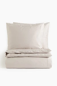 Cotton Sateen King/Queen Duvet Cover Set