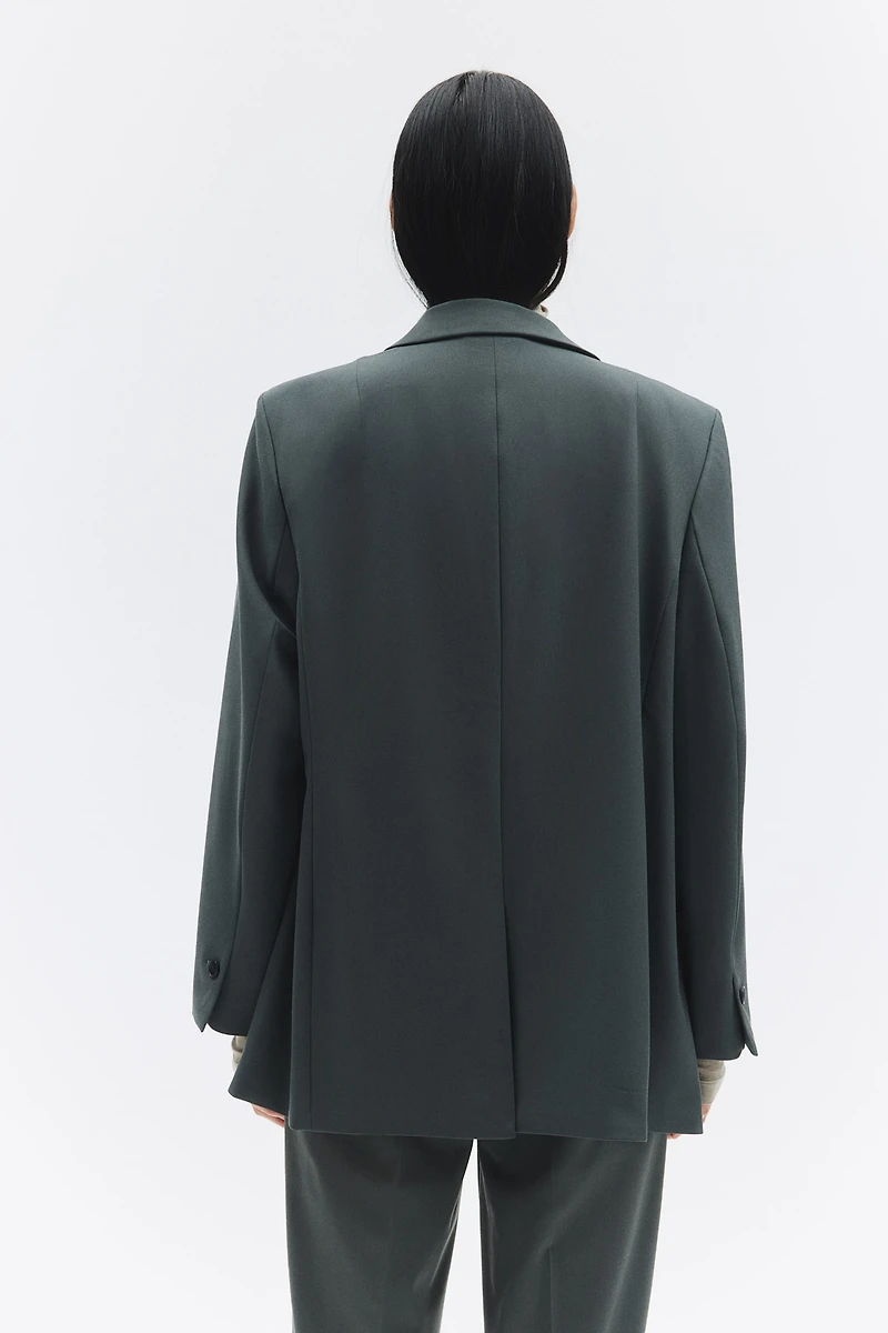 Blazer à fermeture droite