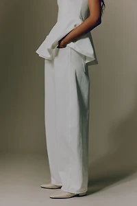 Jean flottant taille haute