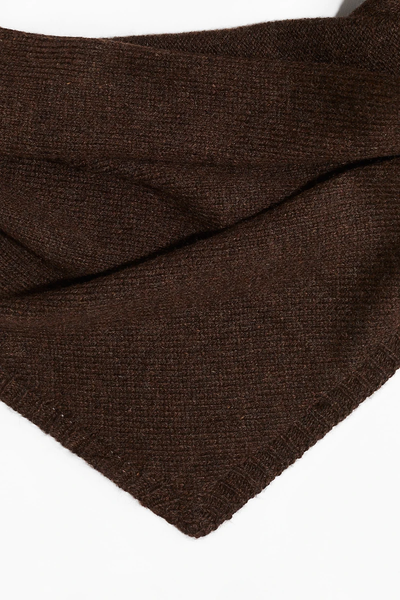 Foulard en tricot fin