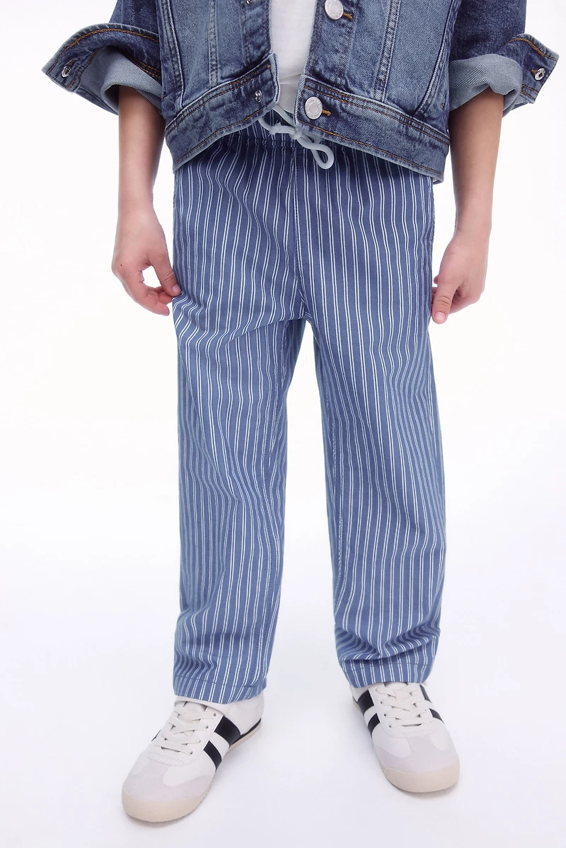 Pantalon en popeline de coton