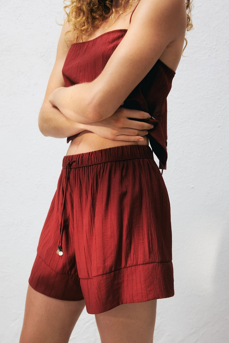 Drawstring Beach Shorts