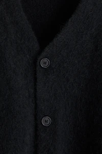 Loose-Fit Fuzzy Cardigan