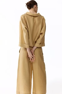 Oversized Lyocell-blend Blouse