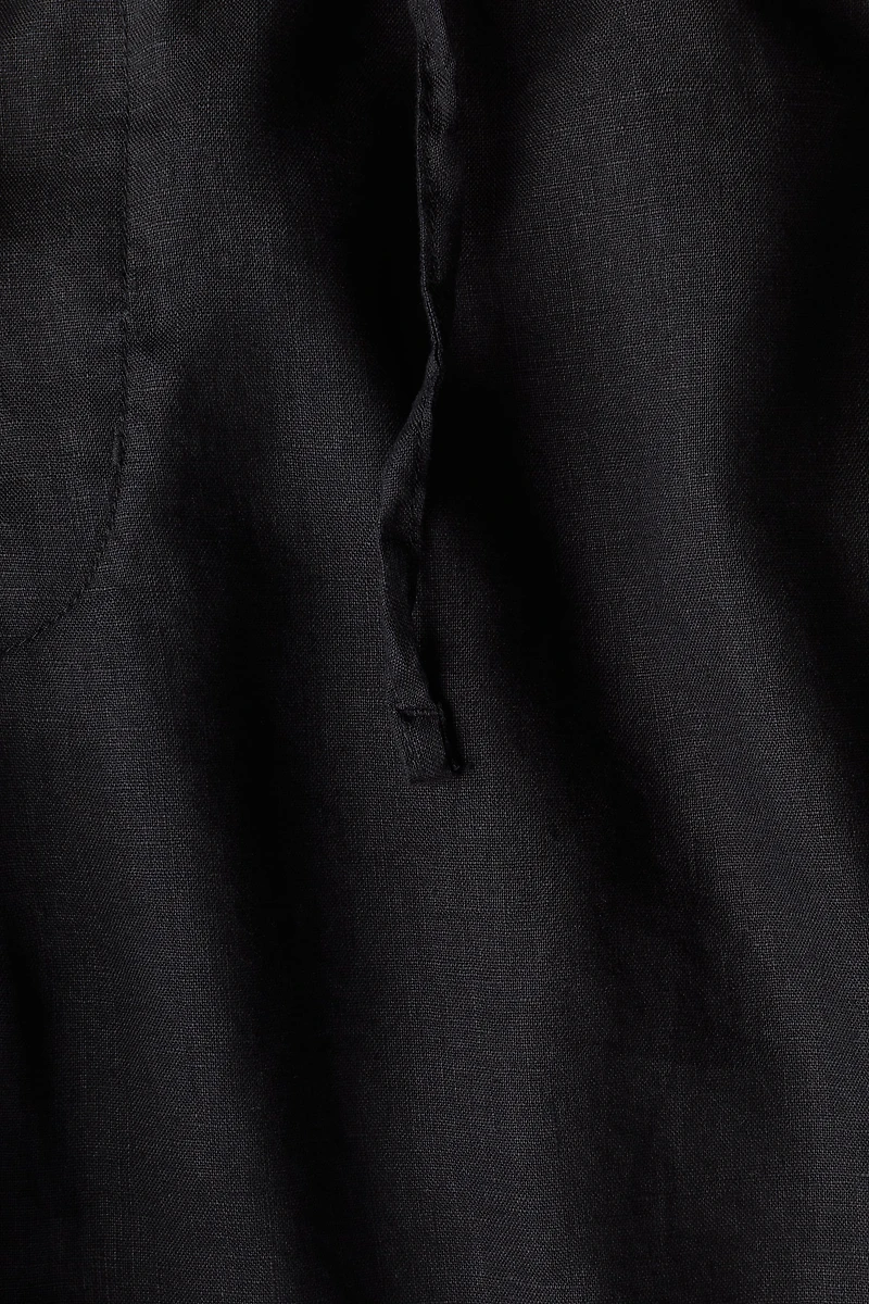 Regular-Fit Linen Shorts