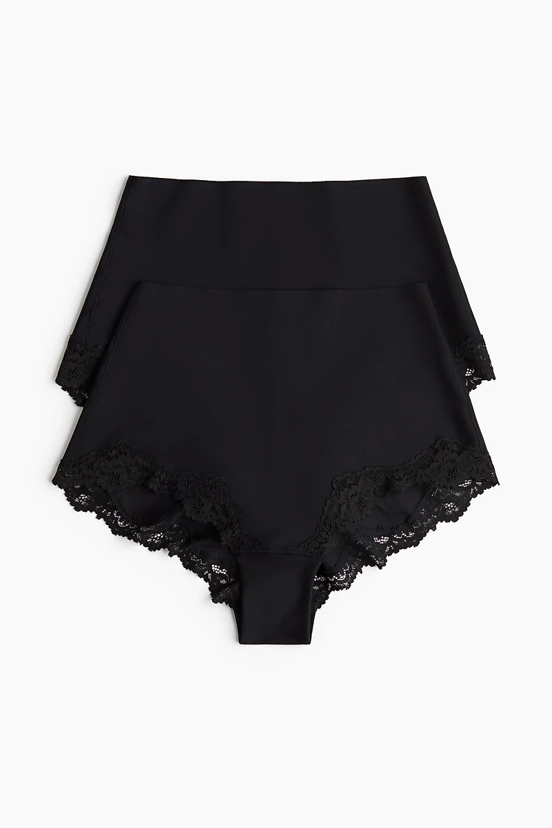 Lot de 2 culottes en microfibre