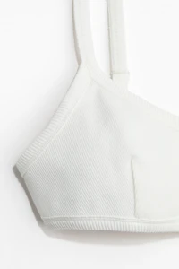 Soft Ribbed Cotton Bra