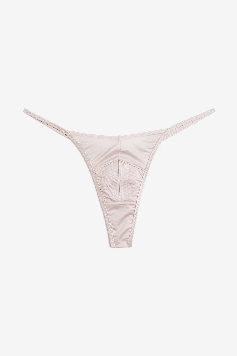 Culotte Thong en satin