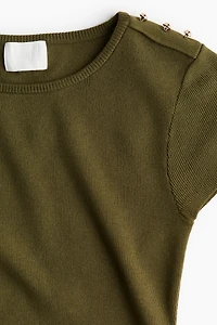 Fine-Knit T-Shirt
