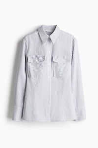 Fitted Poplin Shirt