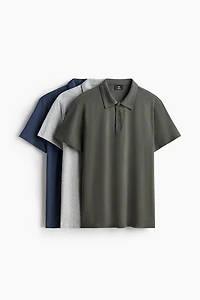 3-Pack Slim-Fit Polo Shirts