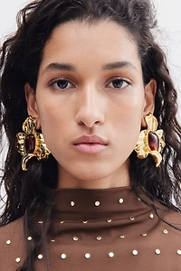 Boucles d'oreilles fleurs