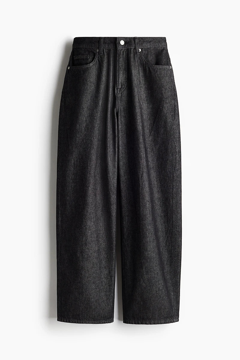 High Rise Wide Leg Baggy Jeans