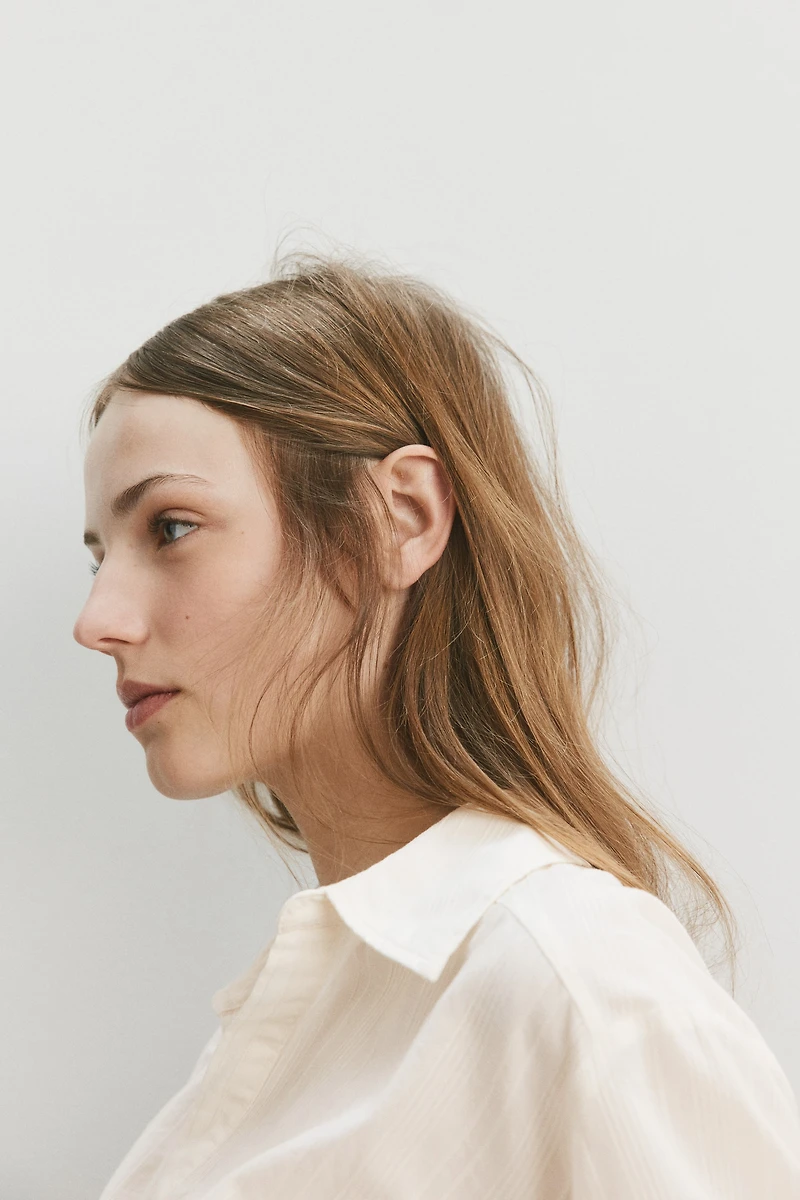 Cotton Wrap Shirt