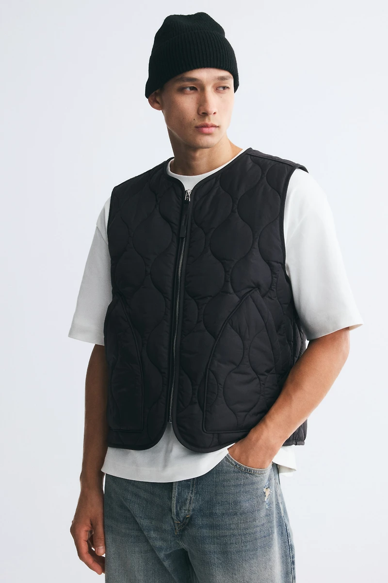 Veste sans manches matelassée
