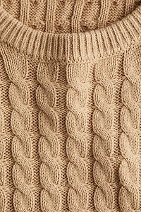 Cable-Knit Sweater