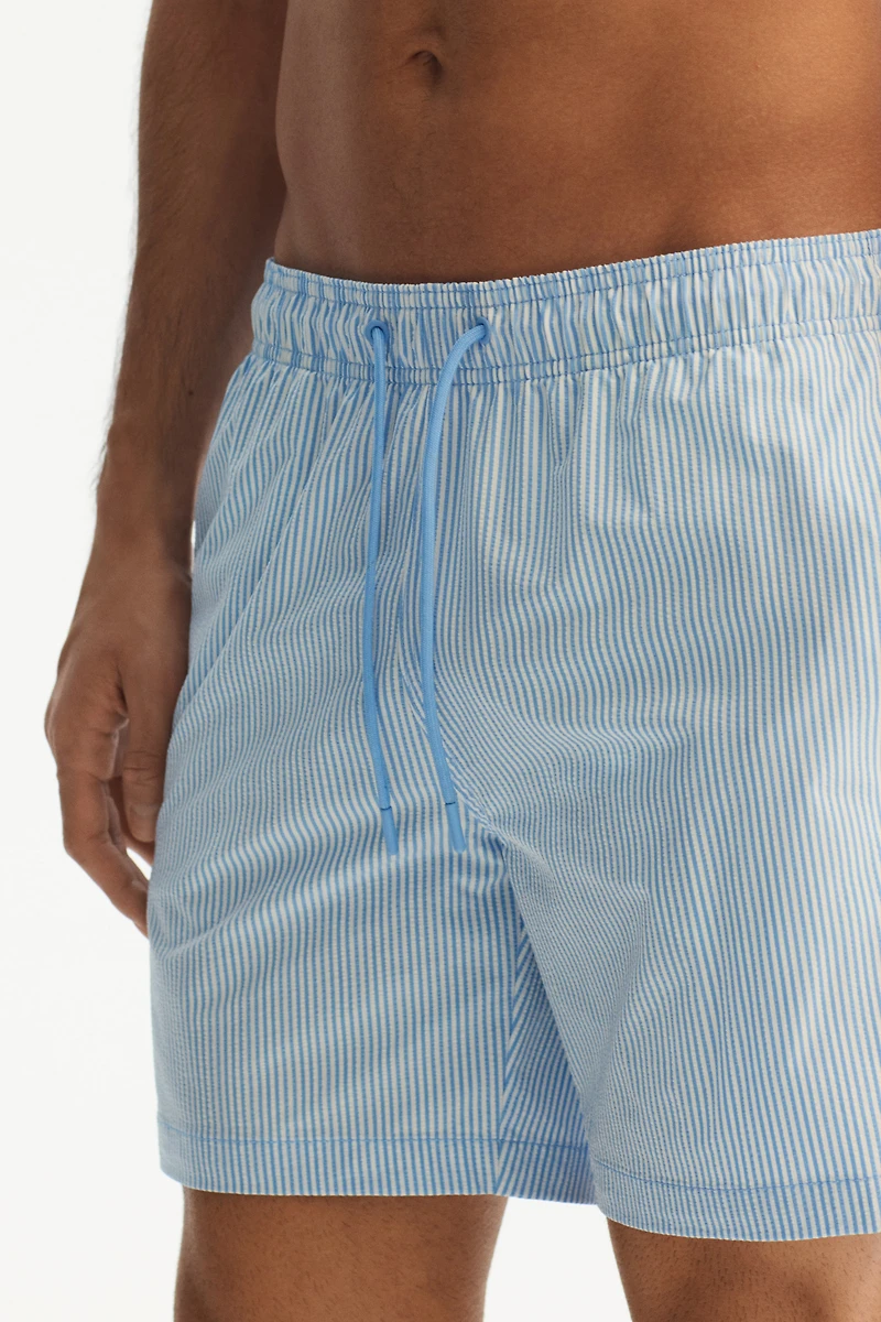 Seersucker Swim Shorts