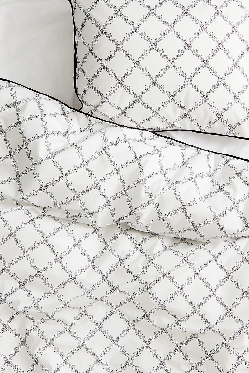Housse de couette lit simple en coton