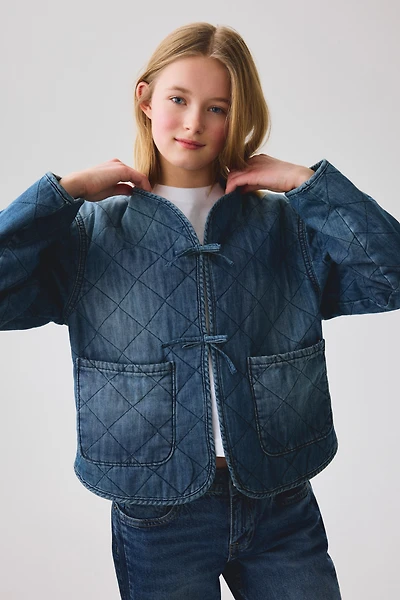 Quilted Denim Jacket