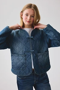 Quilted Denim Jacket