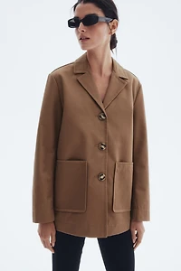 Oversized Twill Jacket
