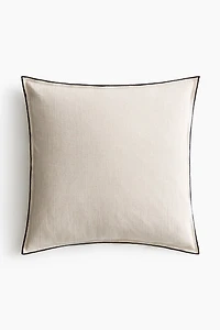Linen-Blend Cushion Cover