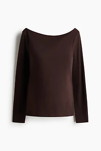 MAMA Boat-Neck Top