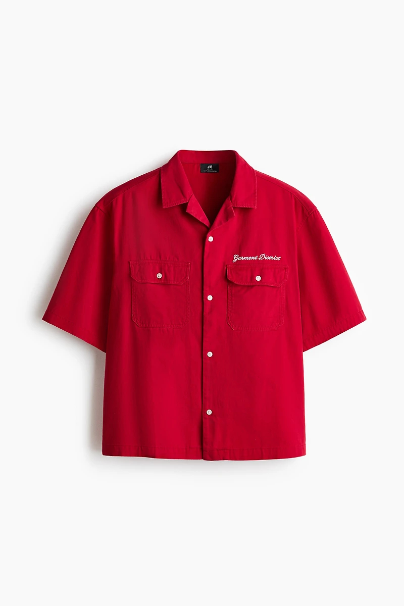 Relaxed-Fit Short-Sleeved Utility Shirt