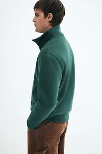 Regular Fit Half-Zip Sweatshirt