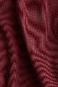 Haut côtelé avec cordons de serrage