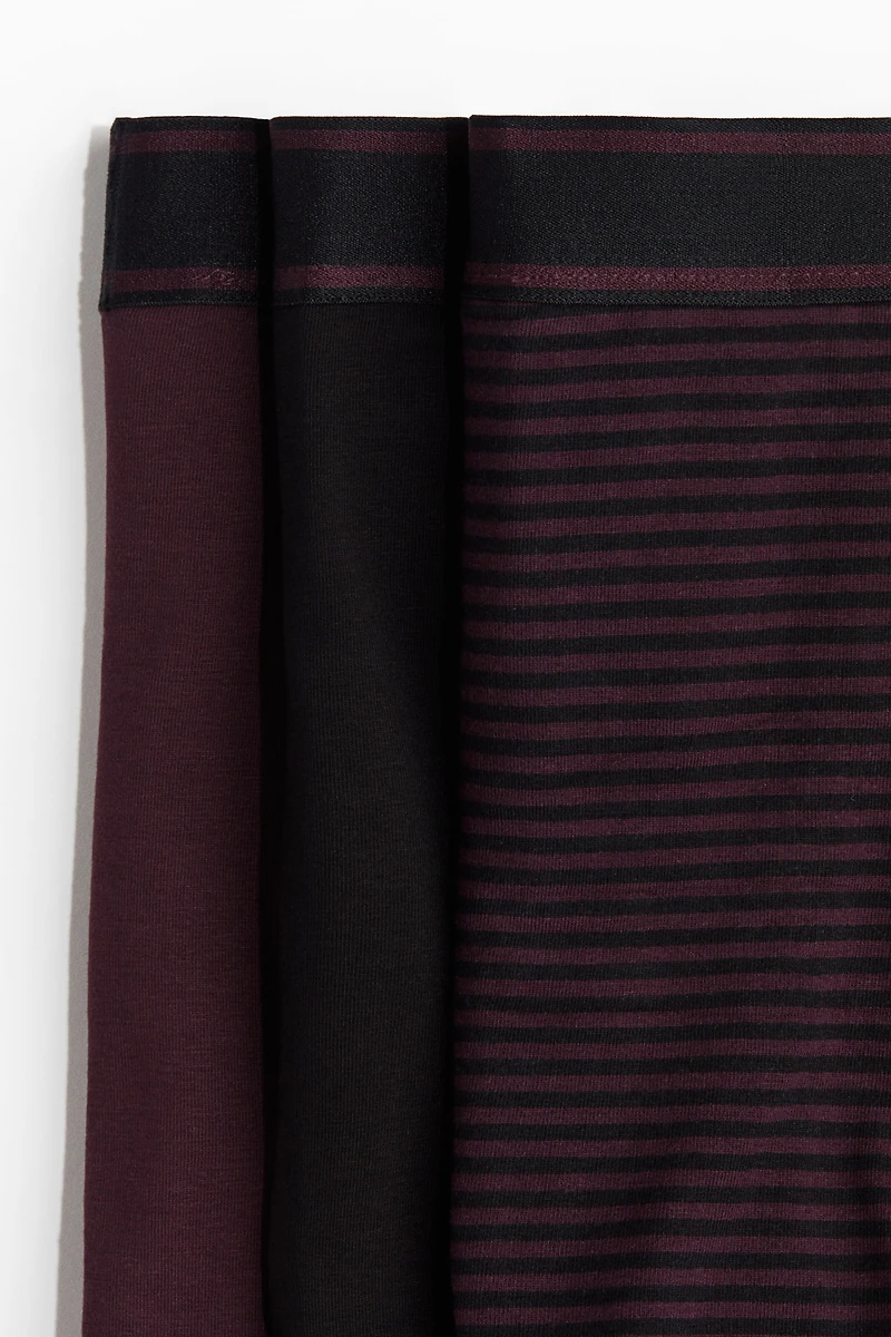 3-Pack Mid-Length Boxer Briefs