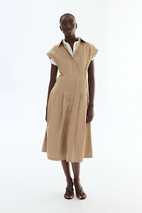 Cotton Poplin Shirt Dress