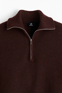 Regular-Fit Half-Zip Sweater