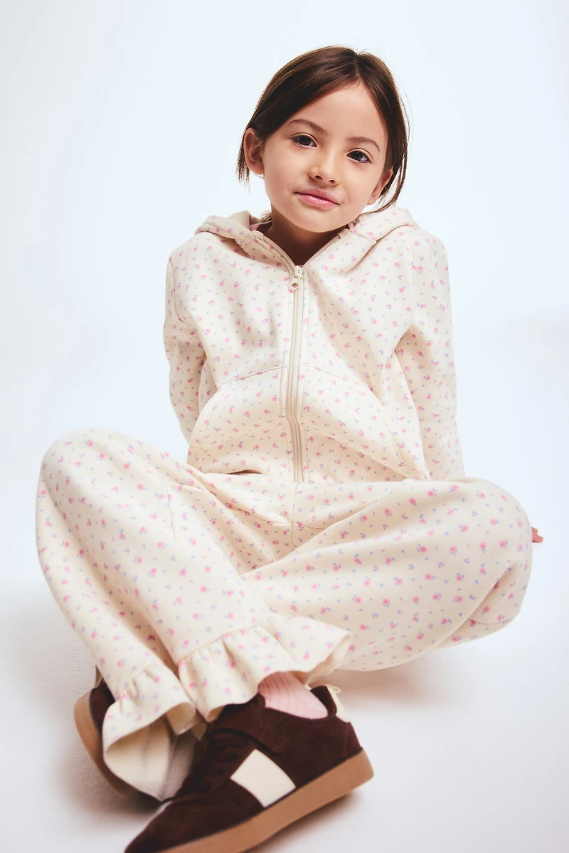 2-Piece Printed Sweatshirt and Joggers Set