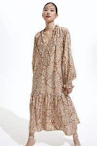 Ruffle-Collar Dress