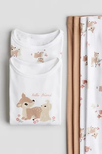 2-pack Snug Fit Cotton Pajamas