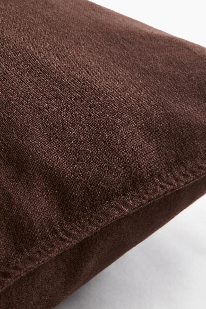 Linen-blend Cushion Cover