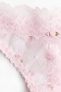 2-Pack Lace Thong Briefs