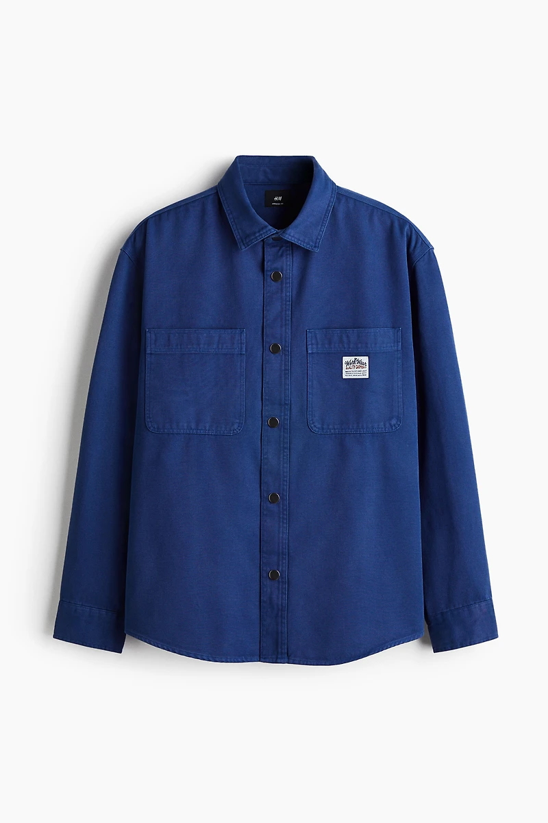 Surchemise grande taille en toile