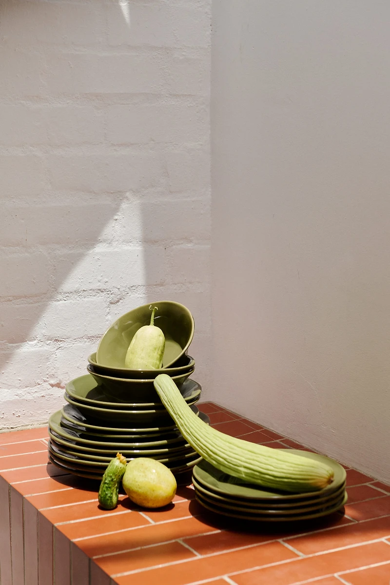 Grande assiette en grès cérame