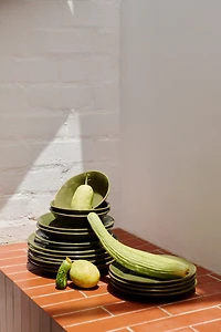 Grande assiette en grès cérame