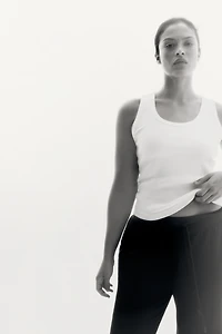 Wide Crease-Front Joggers