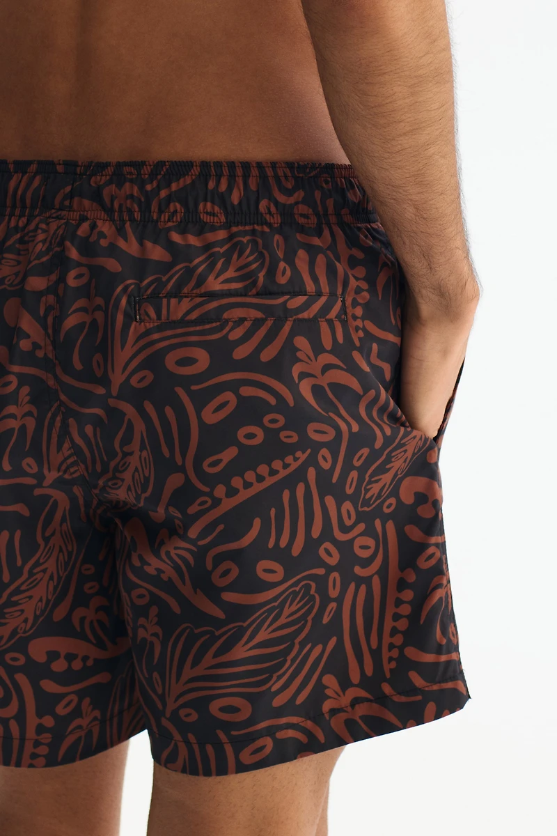 Short de bain à motif