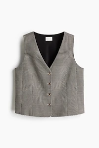 Gilet sans manches à encolure en V