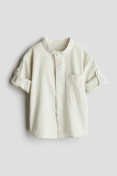 Cotton Henley Shirt