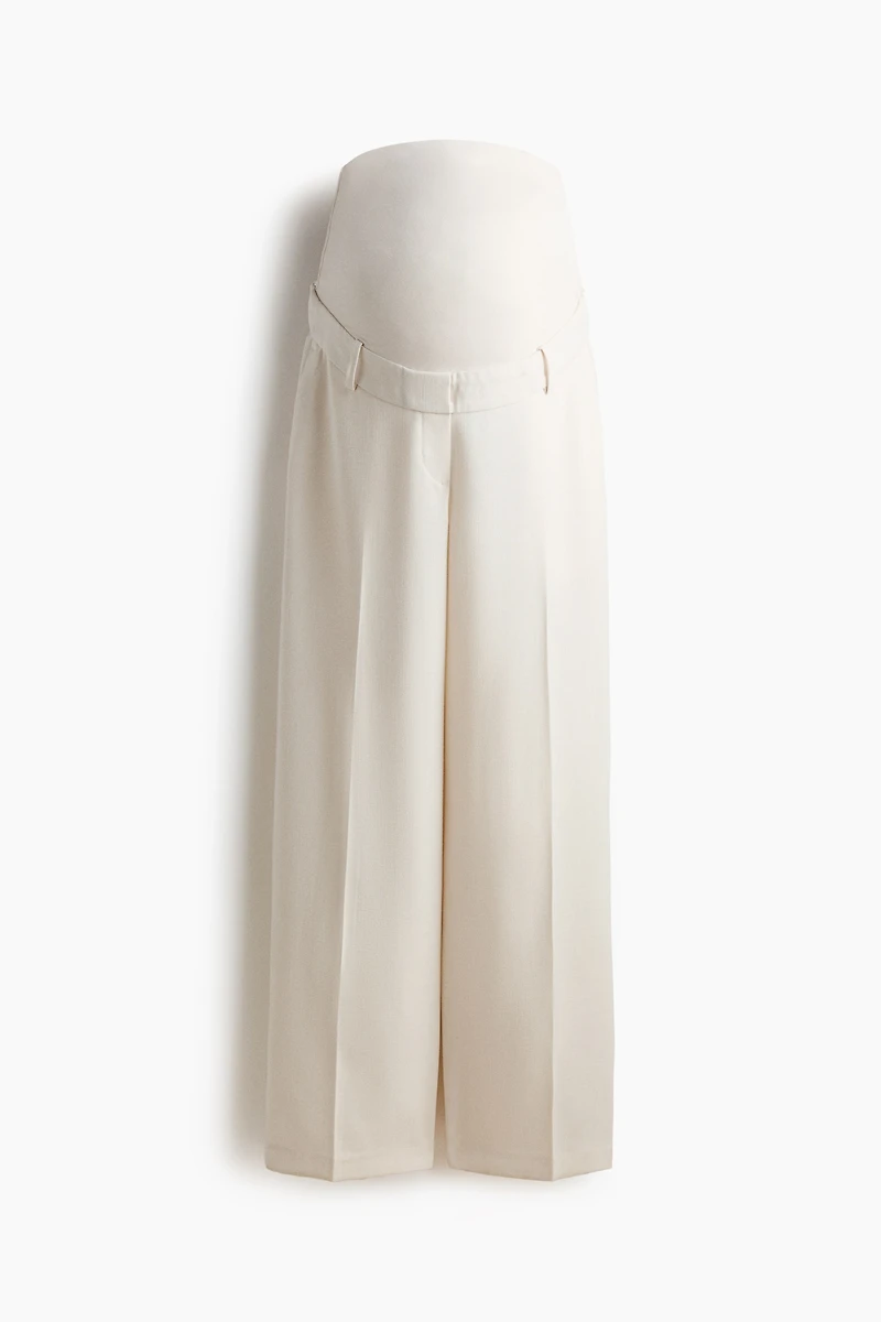 MAMA Wide-Leg Dress Pants