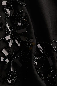 Sheer Embellished Dress